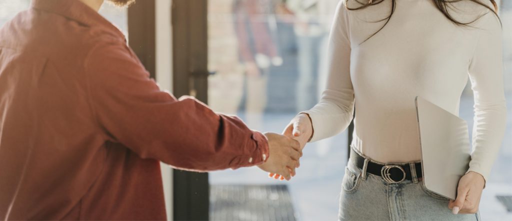 Be careful with the handshake