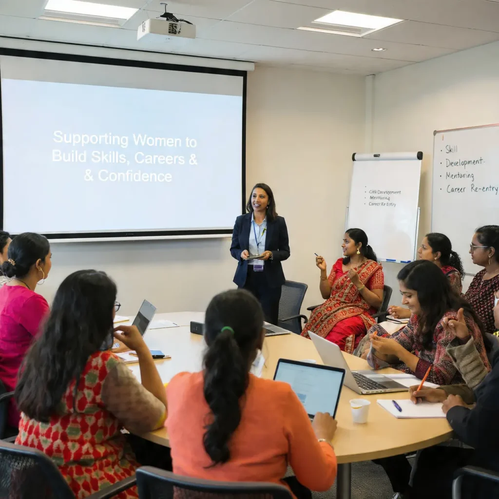 Indian women training program for skill development and career re entry opportunities